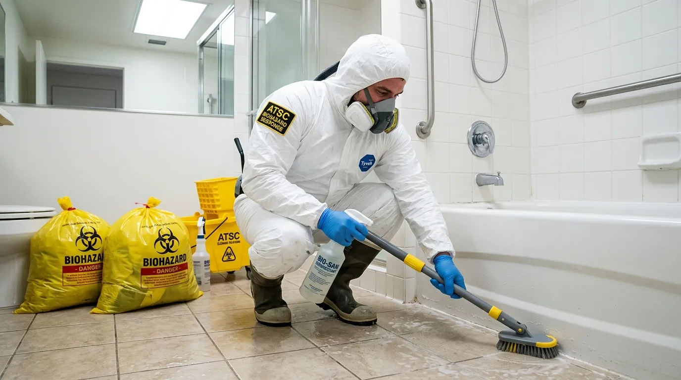 Decontamination equipment deployed for Blood Cleanup in Near North Side